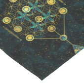 装飾的で神聖な幾何学の記号 ショートテーブルランナー (コーナー)