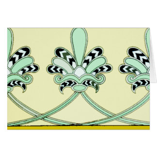 装飾的なアッシリアのデザインカード