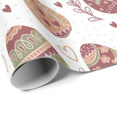 装飾的なイースターエッグパターン|包装紙 ラッピングペーパー (ロールコーナー)
