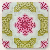 装飾的なエレガンスビクトリアンクラシックの花 コースター (正面)