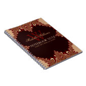 装飾的なエレガンス自然スワーズノートブック ノートブック (右側)