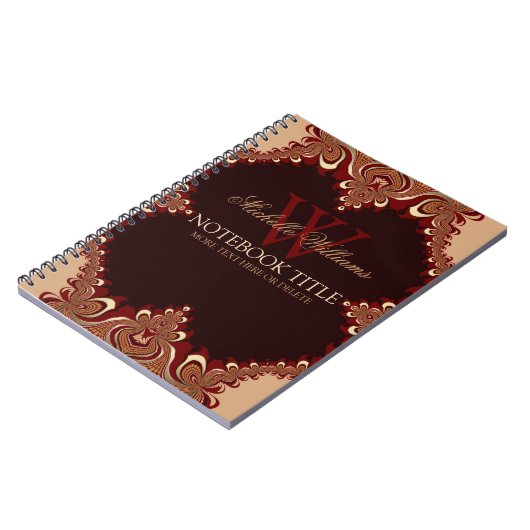 装飾的なエレガンス自然スワーズノートブック ノートブック (左側)