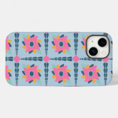 装飾的なカラフルタイル Case-Mate iPhoneケース (裏面 (横))