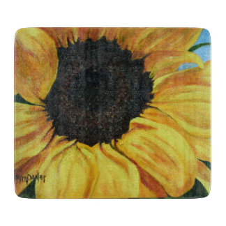 装飾的なガラスまな板 カッティングボード