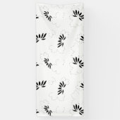 装飾的なガンスモークバナー 横断幕 (縦)