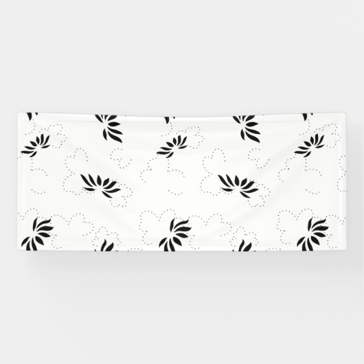 装飾的なガンスモークバナー 横断幕 (横)