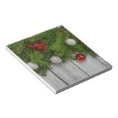 装飾的なクリスマスの背景 ノートパッド (アングル)