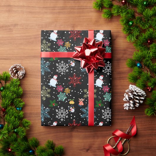装飾的なクリスマスの装飾の装飾 ラッピングペーパー (クリスマスギフト)