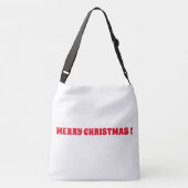 装飾的なクリスマスサンタ クロスボディバッグ (裏面)