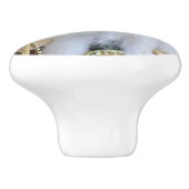 装飾的なクリスマスサンタ セラミックノブ (側面)