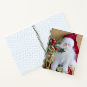 装飾的なクリスマスサンタ ノートブック (内部)