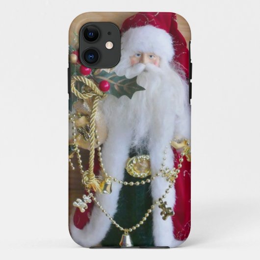 装飾的なクリスマスサンタ Case-Mate iPhoneケース (裏面)