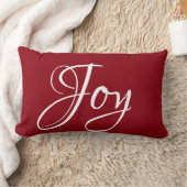 装飾的なクリスマスジョイホリデー ランバークッション (ブランケット)