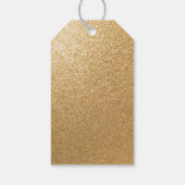 装飾的なクリスマスボウ ギフトタグ (裏面)