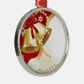 装飾的なクリスマス ゴールドベル メタルオーナメント (右)