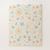 装飾的なクロシェ&クラフト ジグソーパズル (縦)