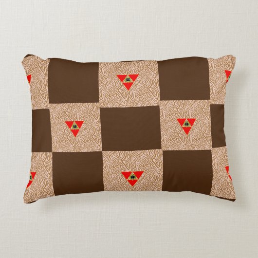 装飾的なスタイリッシュアクセント枕オンザズル アクセントクッション (正面)