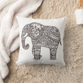 装飾的なスタイル象 クッション (ブランケット)