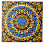 装飾的なタラベラは国のフランス人のタイルに会います タイル (正面)