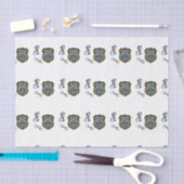 装飾的なティッシュペーパー警官 薄葉紙 (クラフト)