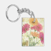 装飾的なデイジー キーホルダー (正面左)