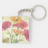 装飾的なデイジー キーホルダー (裏面)