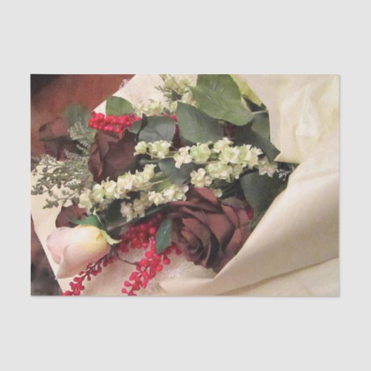 装飾的なデザイナーティッシュペーパー 薄葉紙 (正面)