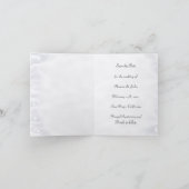 装飾的なハート（カスタマイズ可能） ウェディング シーズンカード (内部)