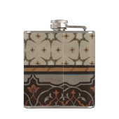 装飾的なパターンが付いている家宝の織物 フラスク (裏面)