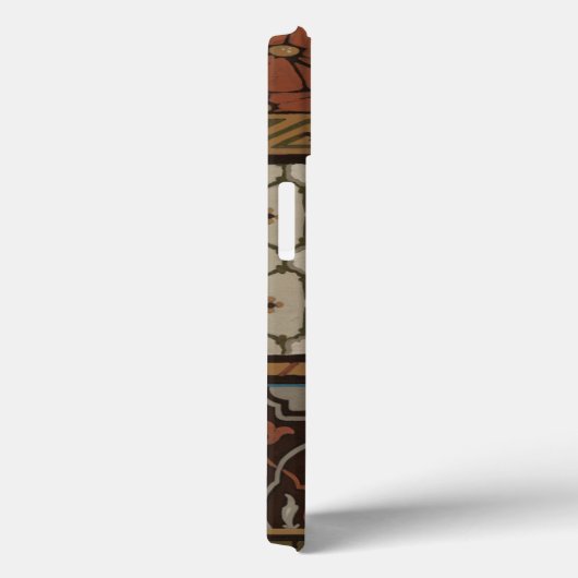 装飾的なパターンが付いている家宝の織物 Case-Mate iPhoneケース (裏面 / 右)