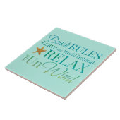 装飾的なビーチはタイルを支配します タイル (側面)