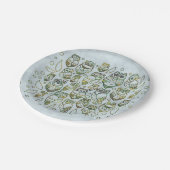 装飾的なフクロウ ペーパープレート (アングル)