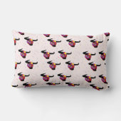 装飾的なブルヘッド ランバークッション (裏面)