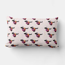 装飾的なブルヘッド ランバークッション