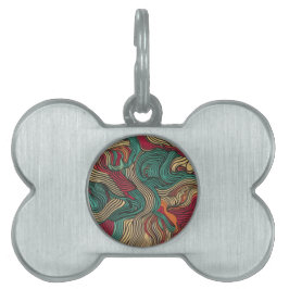 装飾的なペット用品、首輪、哈蘭尼斯 ペットネームタグ