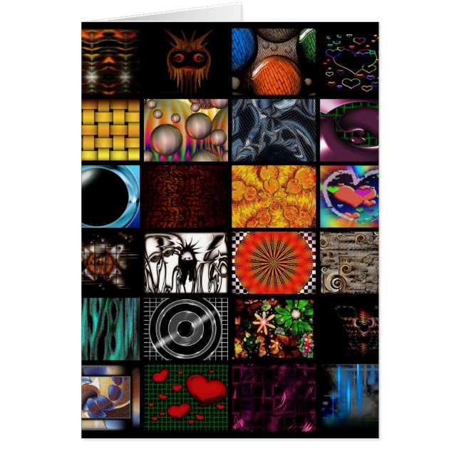 装飾的なポップアートパターン (正面)