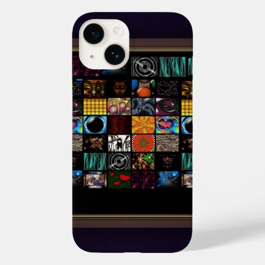 装飾的なポップアートパターン Case-Mate iPhoneケース (裏面)