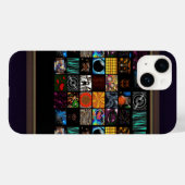 装飾的なポップアートパターン Case-Mate iPhoneケース (裏面 (横))