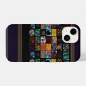 装飾的なポップアートパターン iPhoneケース (裏面横)