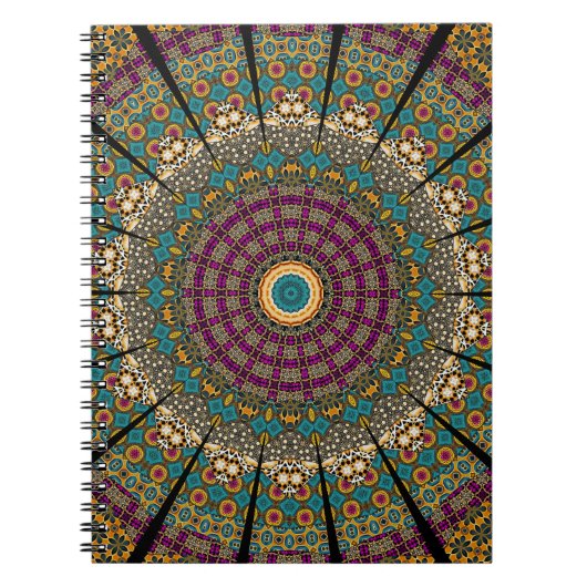 装飾的なマンダラ ノートブック (正面)