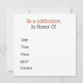 装飾的なマンダラ 招待状 (裏面)