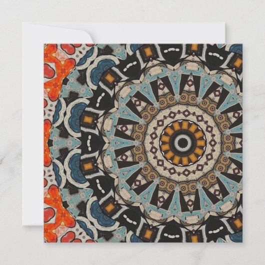 装飾的なマンダラ 招待状 (正面)