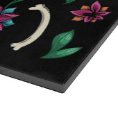 装飾的なメキシコスカル カッティングボード (角)