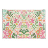 装飾的なメキシコフローラ 枕カバー (裏面-右)