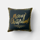 装飾的なメリークリスマス クッション (裏面)