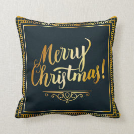 装飾的なメリークリスマス クッション