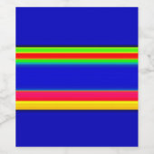 装飾的なモチーフ ワインラベル (シングルラベル)