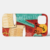 装飾的なラテのポットおよびコップ Case-Mate iPhoneケース (裏面 (横))