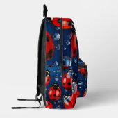 装飾的なラディバグパターン プリントバックパック (左)