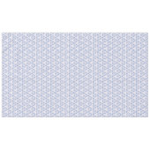 装飾的なレース三角形（青） テーブルクロス (正面(横))